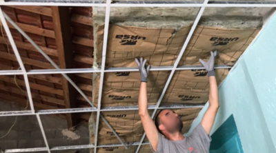 Rénovation énergétique faux-plafonds de 2 bâtiments communaux dans le Gard
