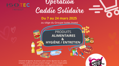 Isotec Invest solidaire avec les Restos du Cœur !