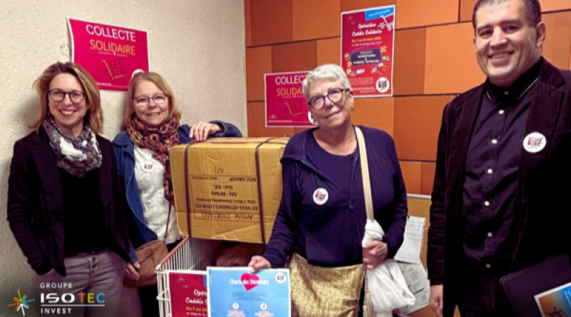 Collecte solidaire : 106 kg récoltés pour les Restos du Cœur