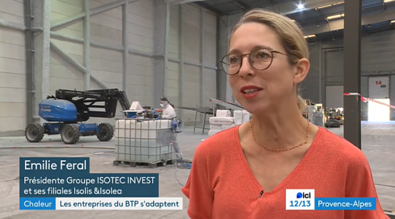 Le Groupe Isotec Invest au JT de France 3 Provence-Alpes