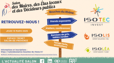 Retrouvez nous au Salon des Maires des Bouches-du-Rhône